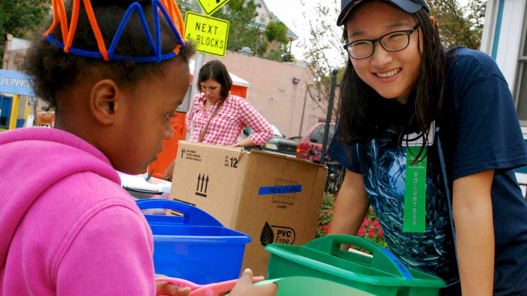 The UF Art Education Program sponsors the Imagination Station each Fall at the Downtown Festival + Art Show in Gainesville.