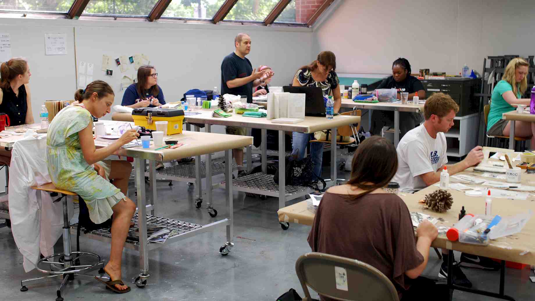 View of Sketchbook Class, Summer 2013.