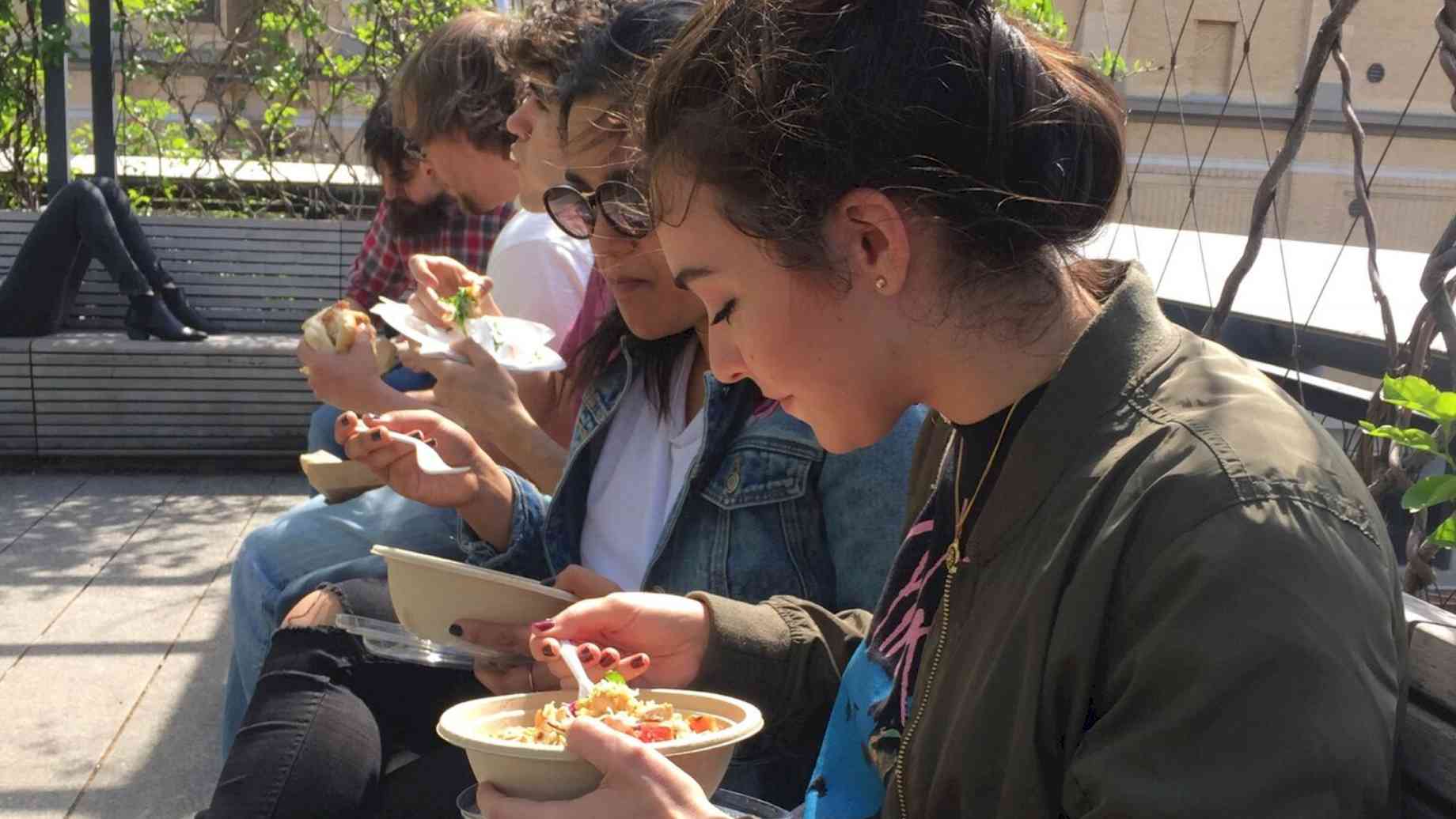 Lunch! New York trip, 2017