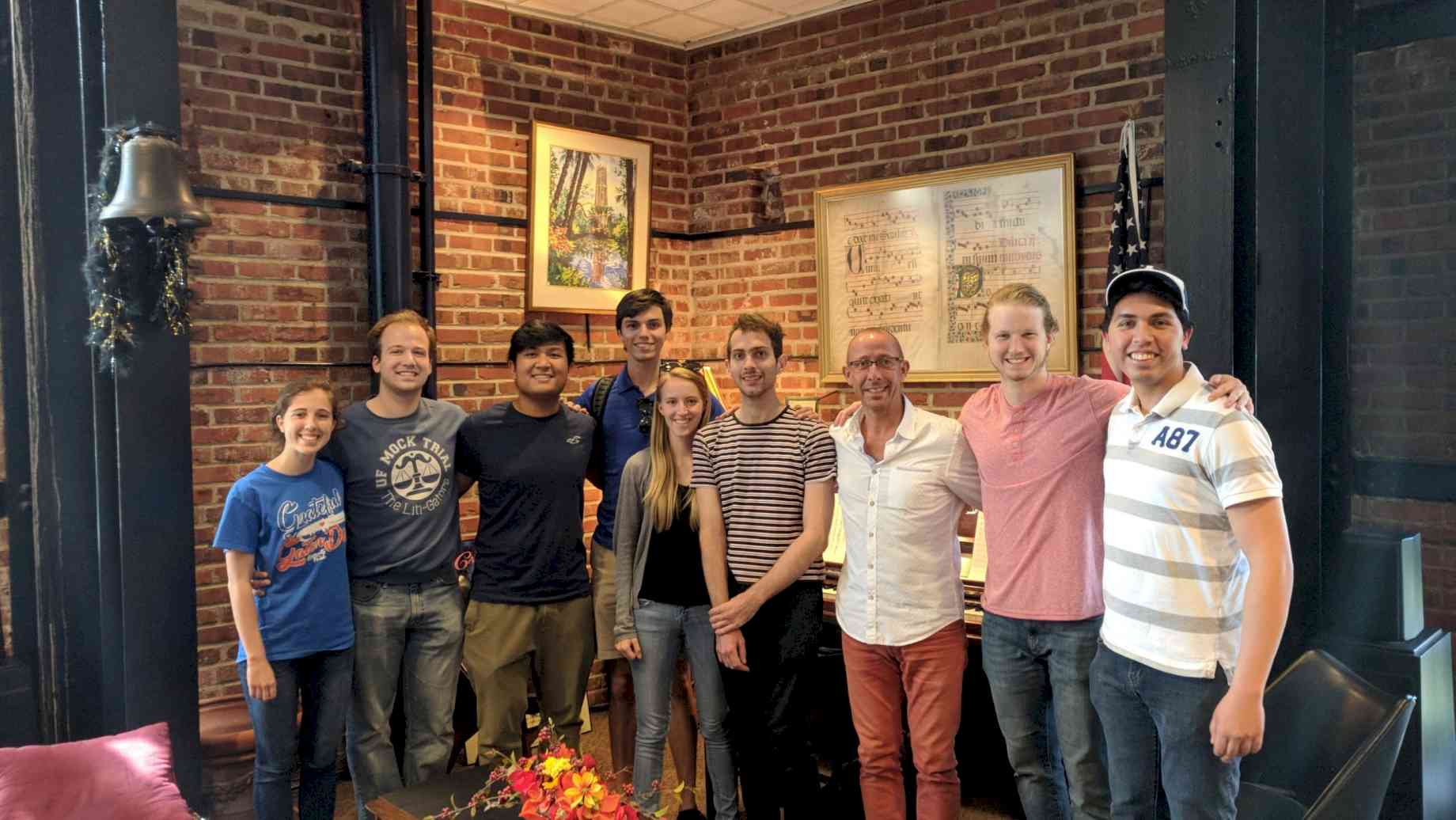 Members of the Spring 2019 Carillon Studio at Bok Tower (Geert D