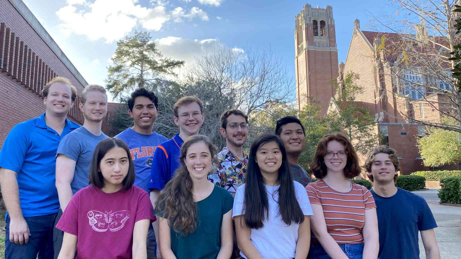 Members of the Spring 2020 UF Carillon Studio